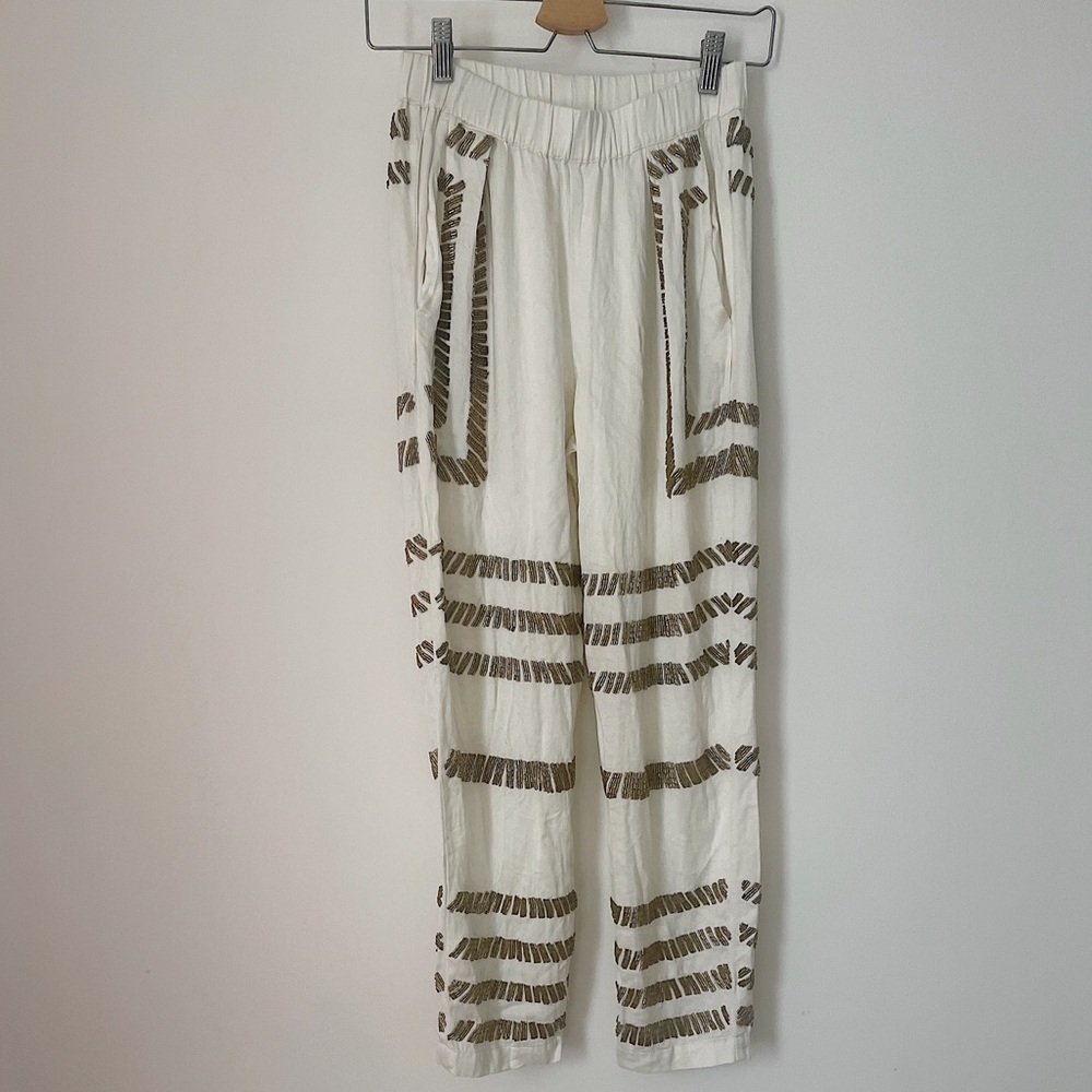 Mara Hoffman beaded joggers